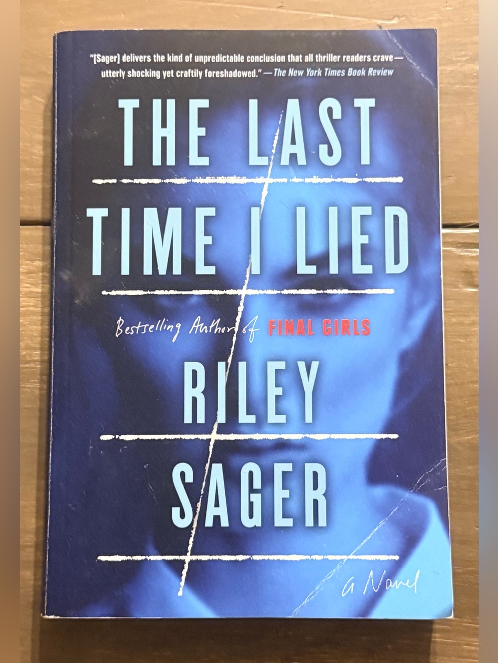 The Last Time I‎ Lied Riley Sager Paperback Psychological Thriller Mystery Novel